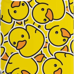 Divertente motivo anatra | Simpatico design di paperella in gomma gialla Custodia per iPhone 14