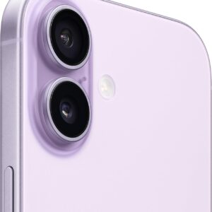Apple iPhone 17 512 GB: display 6,3″ con ProMotion, chip A19, fotocamera frontale Center Stage per selfie di gruppo più facili, più resistenza ai graffi, un giorno intero di batteria; Lavanda