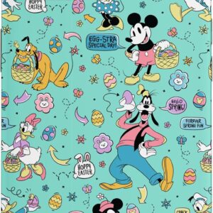 Disney Mickey Mouse and Friends Retro Spring Easter Pattern Custodia per iPhone 13
