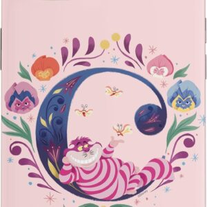 Custodia per iPhone 13 Disney Alfabeto Monogramma Lettera C per Stregatto