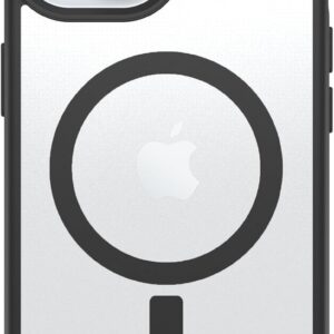 OtterBox Cover per iPhone 16e/15/14/13 React Series MagSafe, resistente a shock e cadute fino, cover ultrasottile, testata a norme MIL-STD 810G, Trasparente/Nero