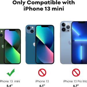 JETech Privacy Pellicola Protettiva per iPhone 13 mini 5,4 Pollici con Protezione Obiettivo Fotocamera, Anti Spy Vetro Temperato Film, Strumento di Installazione, Pacco da 2 Ciascuno