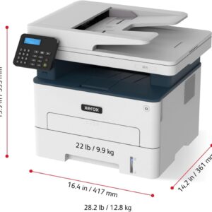Xerox B225dni A4 34ppm Stampante Multifunzione Laser Monocromatica (Bianco e Nero) Wireless con stampa Fronte Retro – Copia/Stampa/Scansione (3 anni di garanzia)