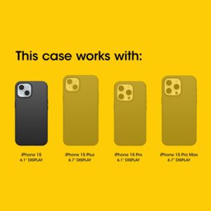 OtterBox Cover Defender Series MagSafe per iPhone 16e, 15, 14, 13, custodia protettiva antiurto, a prova di caduta, protezione estrema, testata 7x norme MIL-STD 810G, Nero, Senza Retail Package