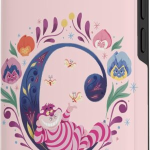 Custodia per iPhone 13 Disney Alfabeto Monogramma Lettera C per Stregatto