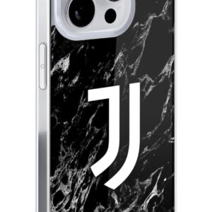 Head Case Designs Licenza Ufficiale Juventus Football Club Nero Marmoreo Custodia in Gel [Protezione di Grado Militare] Compatibile con Apple iPhone 13 E Compatibile con MagSafe