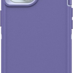 OtterBox Custodia per iPhone 15, iPhone 14 e iPhone 13 Defender Series – Mountain Majesty (Viola), Senza Schermo, Robusta e Resistente, con Protezione per Le Porte, Include cavalletto a Clip per