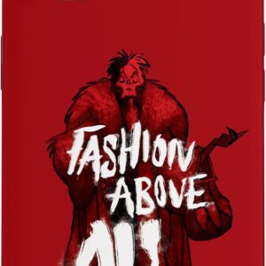 Custodia per iPhone 13 Disney Villains Cruella de Vil Fashion Soprattutto Rosso